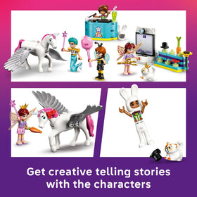 LEGO Friends bubble slushie machine adds colorful sensory pretend treats.