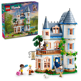 LEGO Friends Castle Bed and Breakfast front desk area for imaginative check-ins.