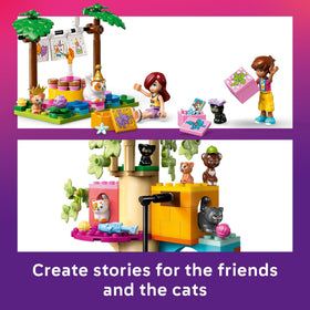 LEGO Friends Cat Birthday Party & Tree House festive decorations boost pretend play
