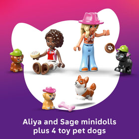 LEGO Friends Dog Treats Bakery counter and ramp for serving play