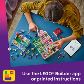LEGO Friends Heartlake City dollhouse full model showcases expansive, detailed town life