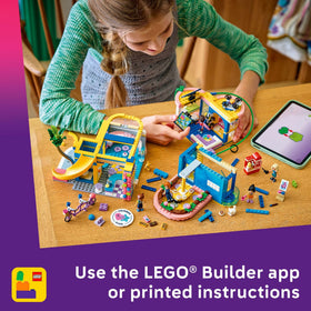 LEGO Friends Heartlake City Club House drone with launchpad adds tech play and mystery vibes