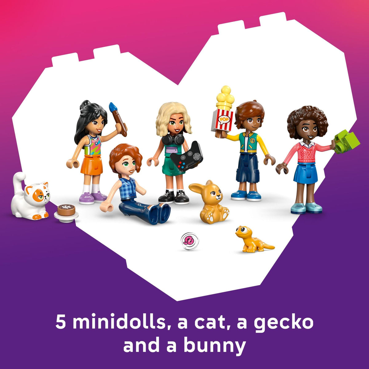 LEGO Friends Heartlake City Club House five minidolls inspire collaborative storytelling