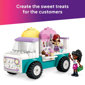 LEGO Friends Heartlake City Ice Cream Truck colorful toppings inspire creative treats.