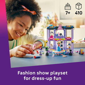 LEGO Friends vanity table with mirror for dressing room-style styling.