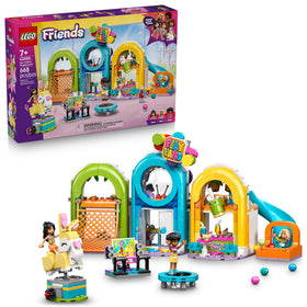 LEGO Friends indoor playground front view inspires imaginative play and storytelling at home.