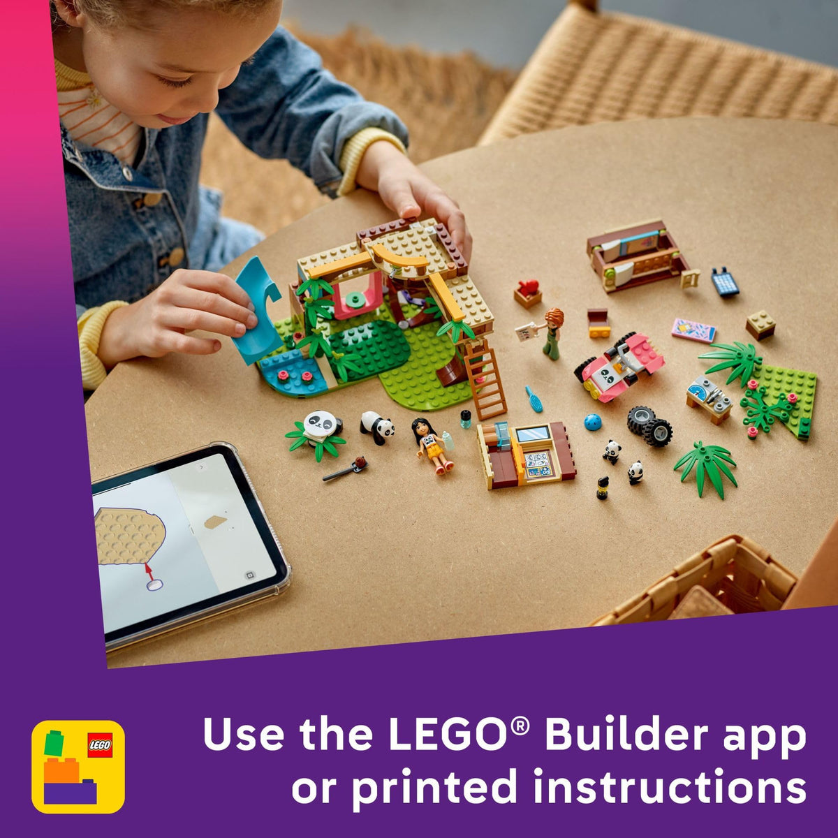 LEGO Friends Panda Sanctuary interactive features boost storytelling play