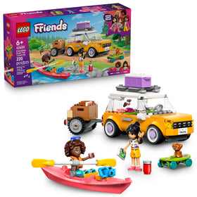 LEGO Friends road-trip car front view fuels imaginative storytelling adventures.