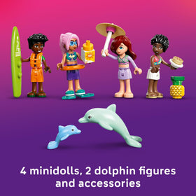 LEGO Friends Travel Boat Adventure secret dining hideaway reveals vacation treats