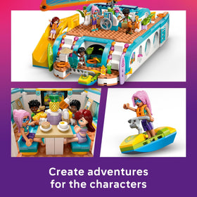 LEGO Friends Travel Boat Adventure water scooters speed across waves for action-filled play