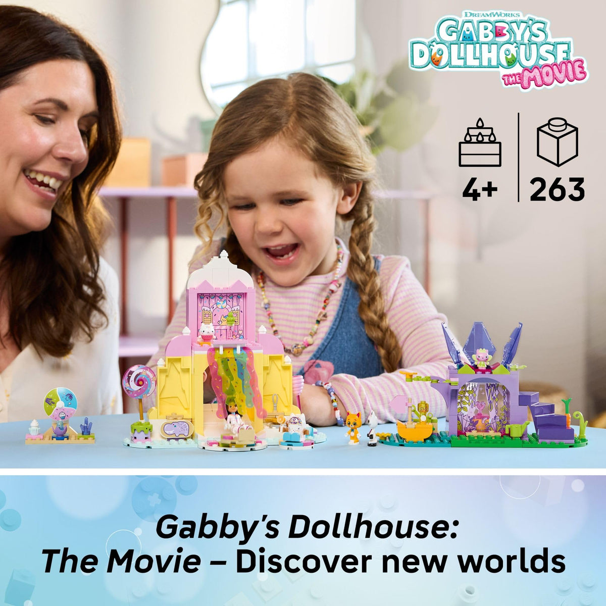 LEGO Gabby's Dollhouse Kitty Garden hidden gems encourage pretend adventures