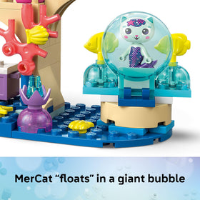 Slide accessory creating dynamic underwater play scenarios