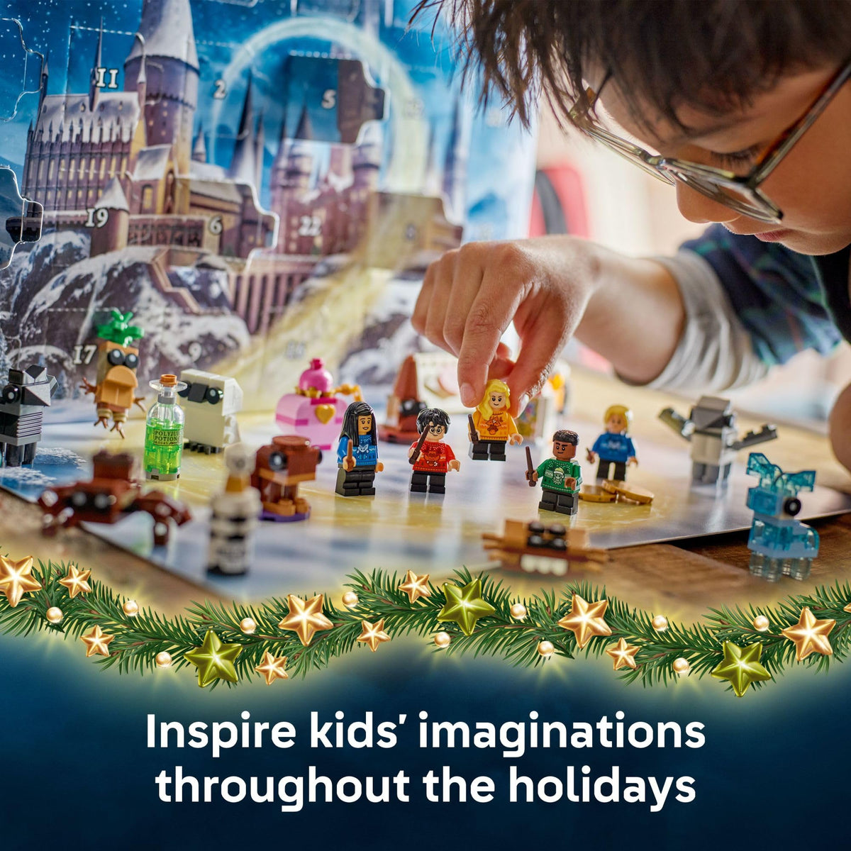 LEGO Harry Potter Advent Calendar 2025 letters and treats mini builds for storytelling