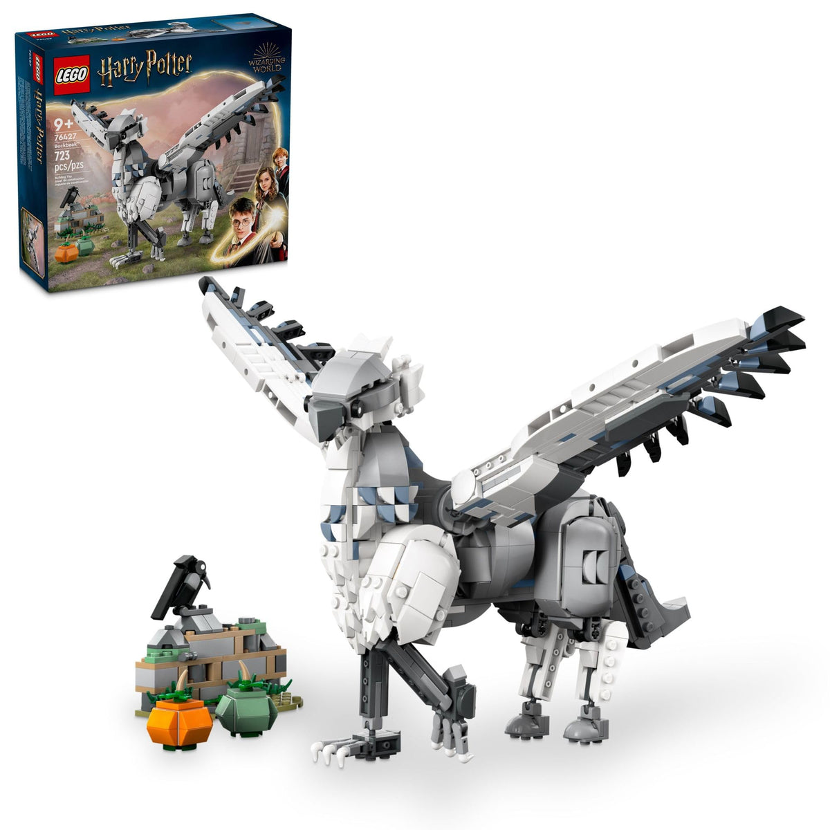 LEGO Harry Potter Buckbeak with wings for dynamic flight poses and imaginative play