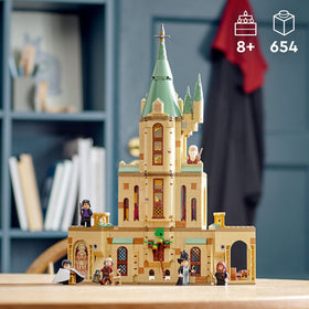 LEGO Harry Potter Dumbledore’s Office library-restricted-section interior sparks imaginative exploration