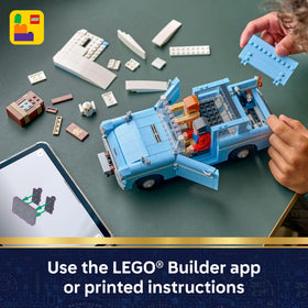 LEGO Harry Potter Enchanted Ford Anglia size fits on desk or shelf