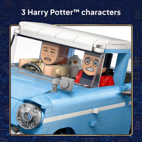 LEGO Harry Potter Enchanted Ford Anglia display piece enhances room decor