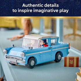 LEGO Harry Potter Enchanted Ford Anglia minifigures in car recreate scenes