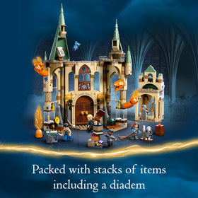LEGO Harry Potter Fiendfyre fire serpent build adds dramatic action play.