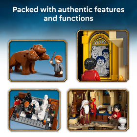 LEGO Harry Potter Fluffy's chamber trapdoor adds exciting action for play.