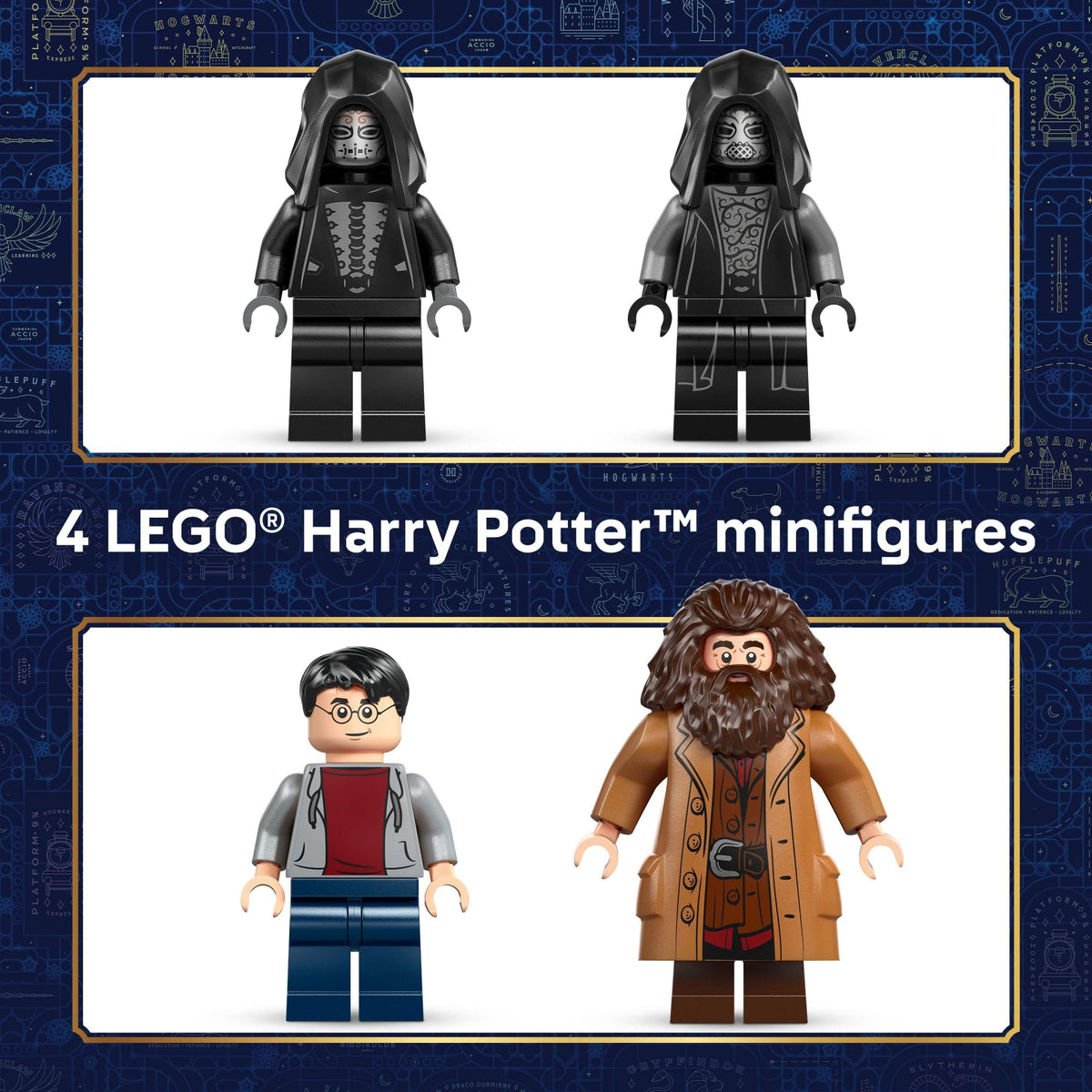 LEGO four minifigures for character-role play and storytelling
