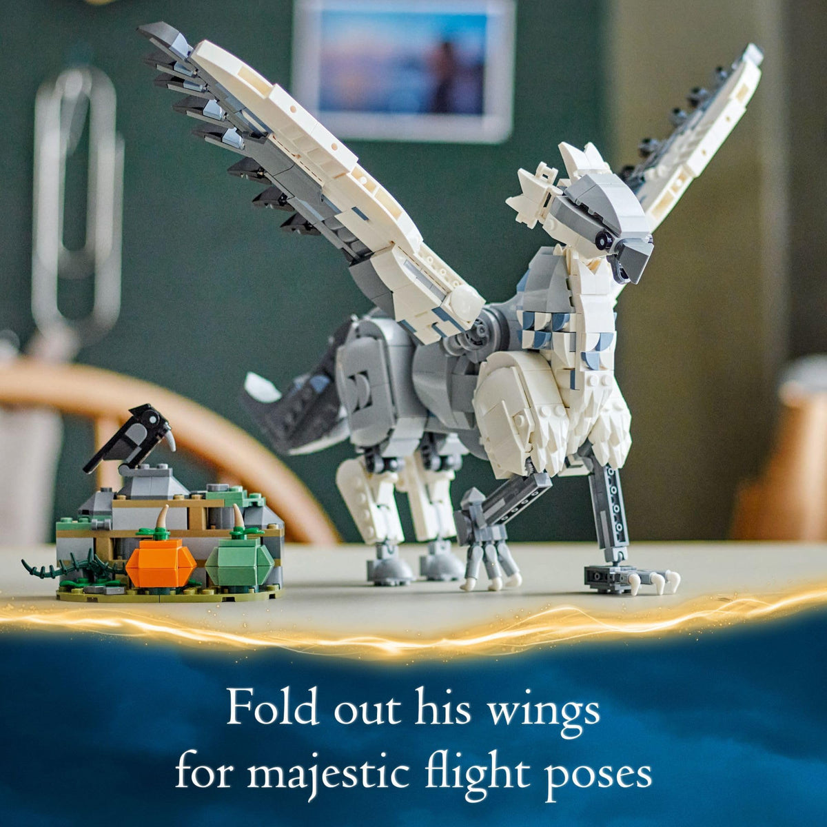 LEGO Hagrid’s Yard section with pumpkins adds playful context for adventures