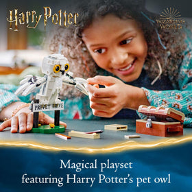 LEGO Harry Potter Hedwig Privet Drive scene for immersive wizarding storytelling.