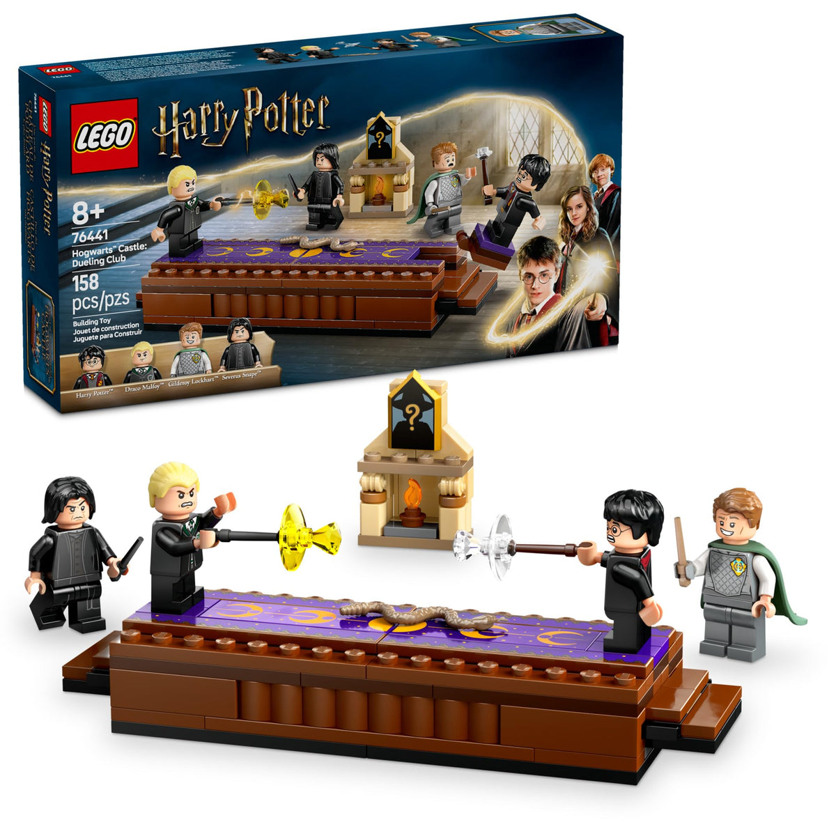 LEGO Harry Potter Hogwarts Castle Dueling Club battle platform for imaginative duels