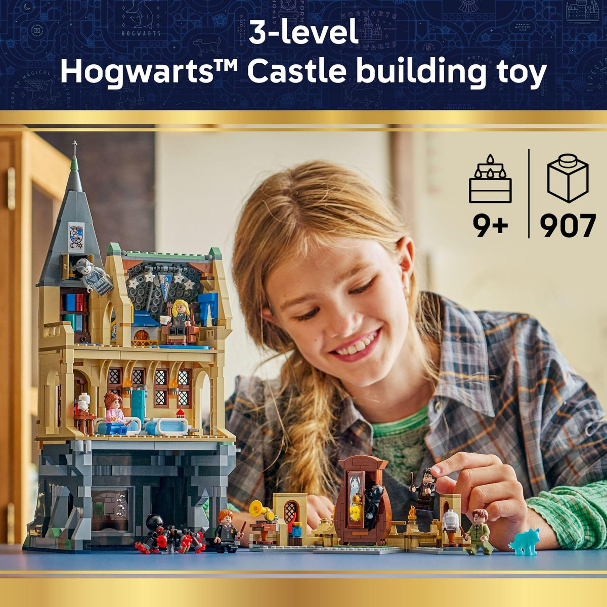 LEGO Harry Potter Hogwarts DADA classroom for magical lessons