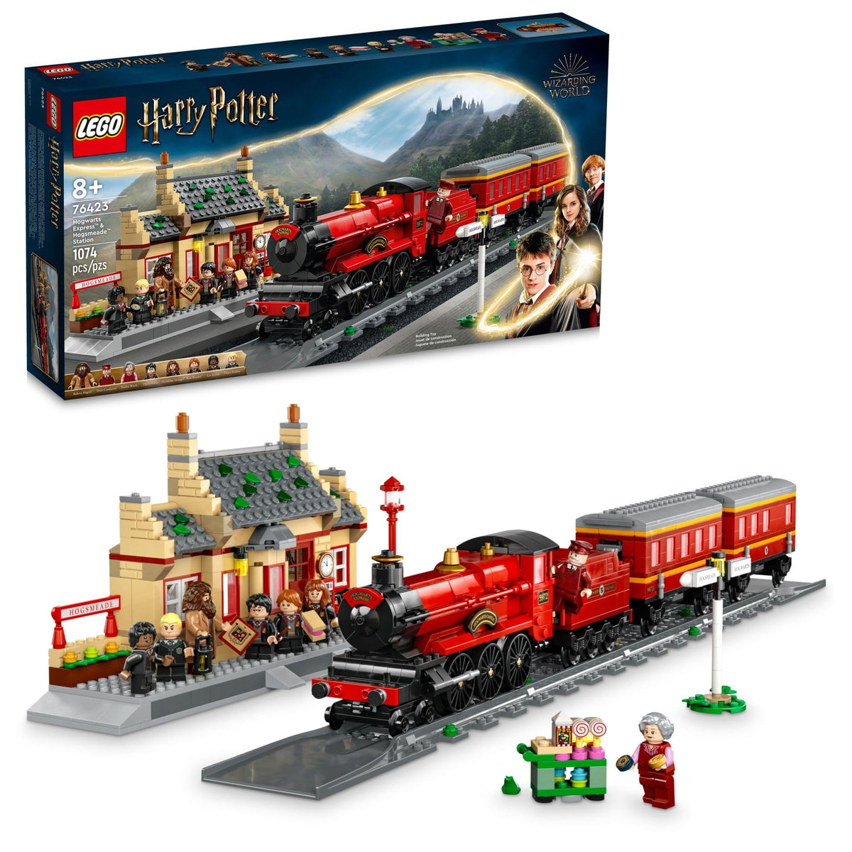 LEGO Harry Potter Hogwarts Express engine for immersive playtime