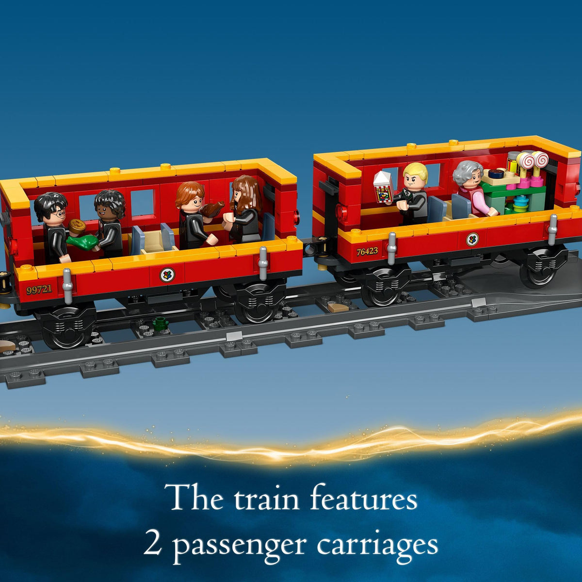 LEGO Harry Potter Hogwarts Express passenger car for group adventures