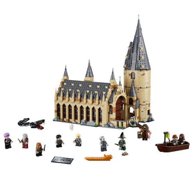 LEGO Harry Potter Hogwarts Great Hall front view for immersive building play
