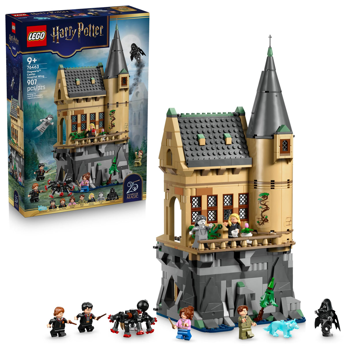 LEGO Harry Potter Hogwarts Hospital Wing patient beds invite caring pretend play