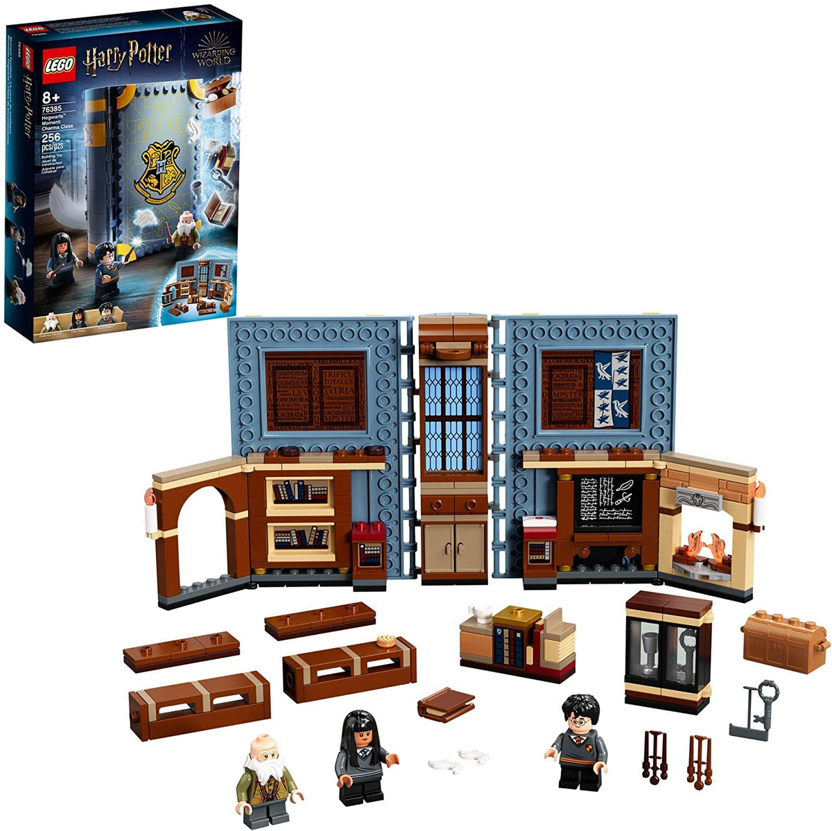 LEGO Harry Potter Hogwarts Moment Charms Class minifigures fuel familiar-character role-play adventures.