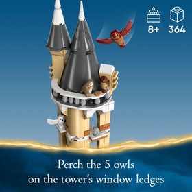 LEGO Hogwarts gold portrait element to display in the Owlery