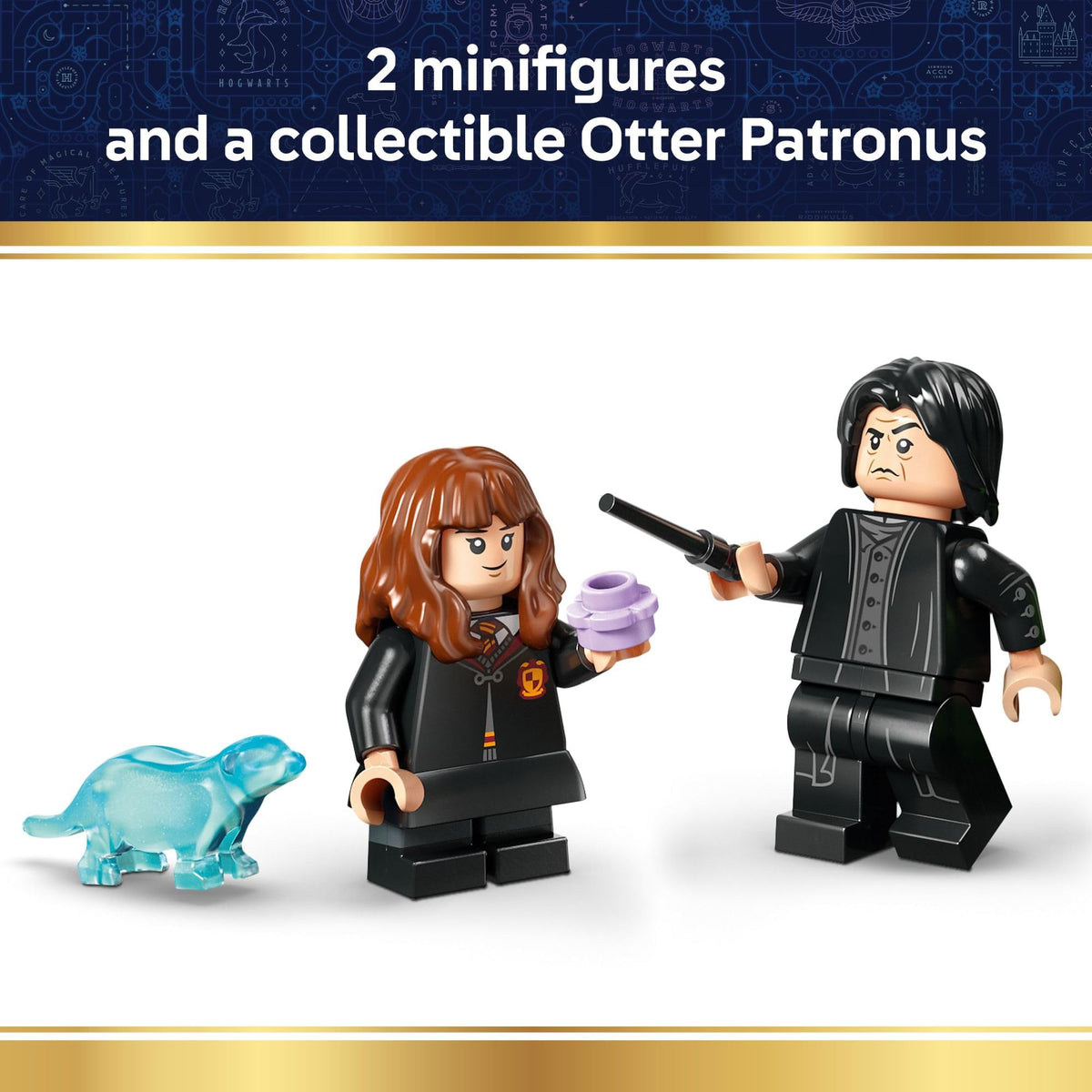 LEGO Harry Potter Hogwarts portrait and potion ingredients enhance storytelling.