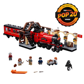 LEGO Hogwarts Express railway bridge with clock for dramatic scenes