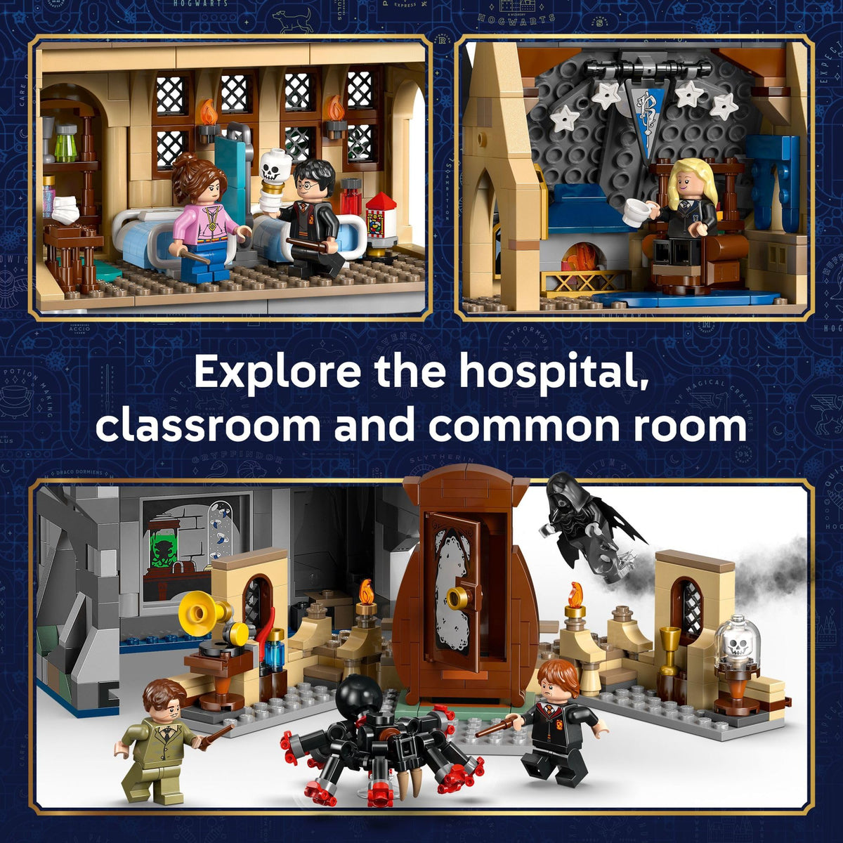 LEGO Hogwarts Ravenclaw Common Room for storytelling adventures