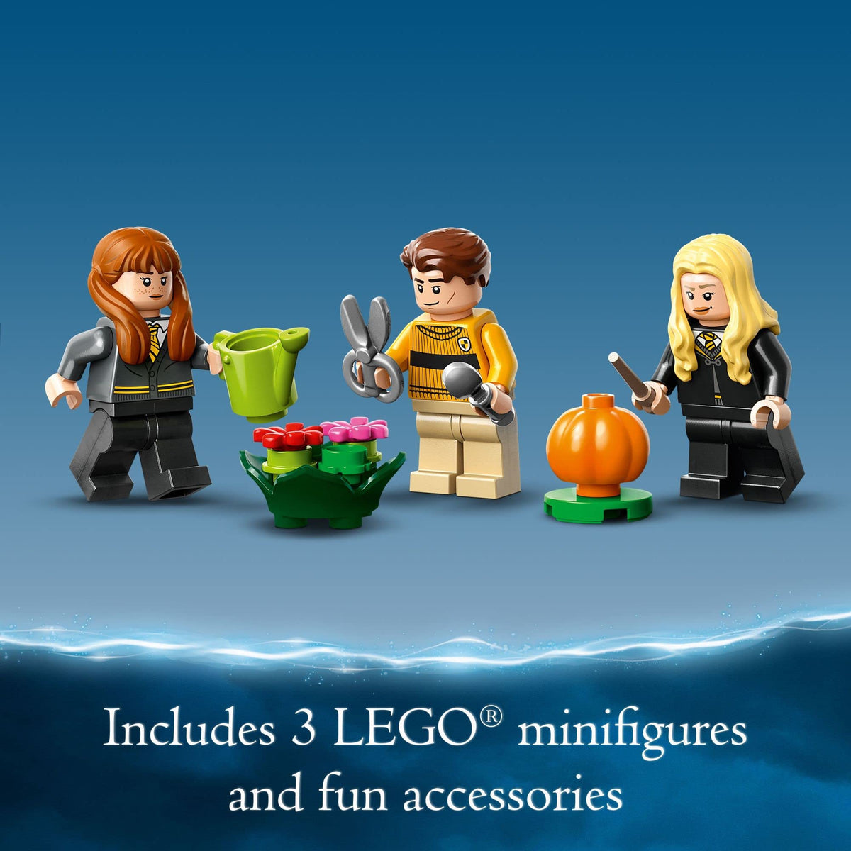 Portable display banner for on-the-go LEGO Harry Potter play and display