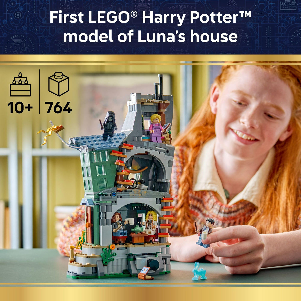 LEGO Harry Potter Luna Lovegood bedroom detail sparks storytelling