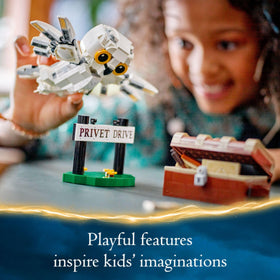 LEGO Harry Potter Privet Drive sign display for scene setup.