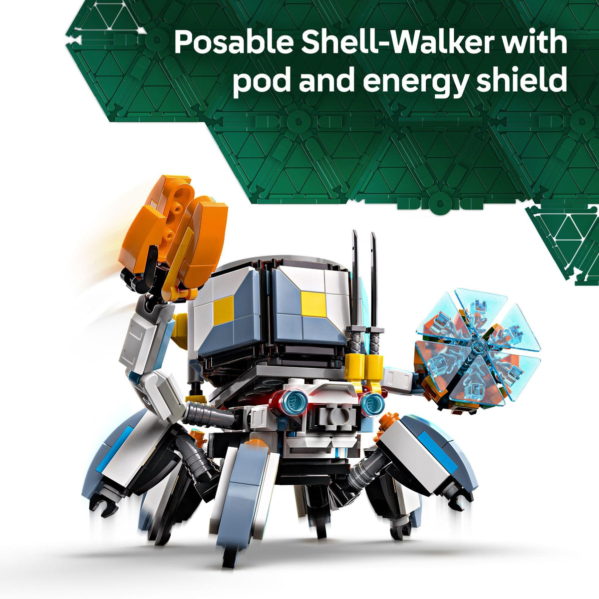 LEGO Horizon Adventures Sawtooth robot with posable joints for dramatic scenes