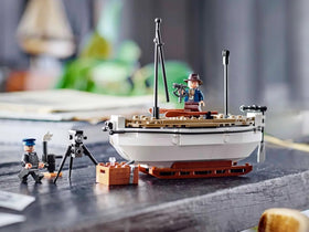 LEGO Icons Shackleton’s Lifeboat ice-travel mode shows versatility for display and storytelling