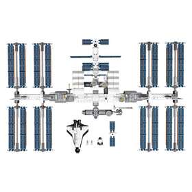 LEGO Ideas 21321 astronaut microfigures bring the scene to life.