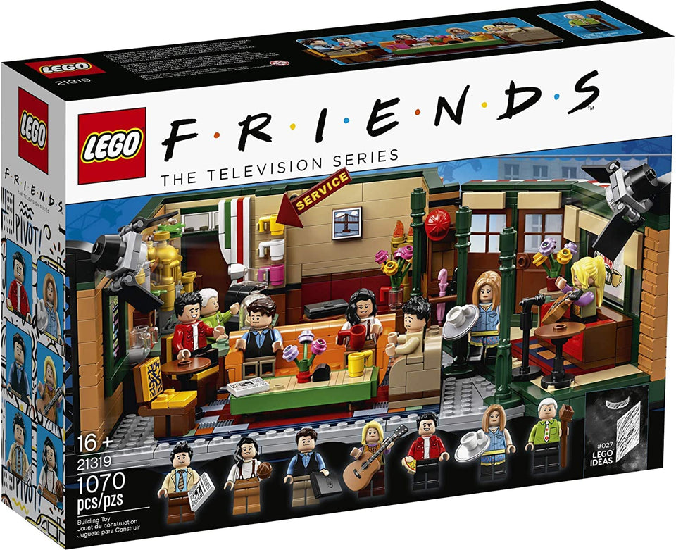 LEGO Ideas Central Perk front view for fan display and storytelling