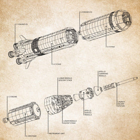 LEGO Ideas NASA Apollo Saturn V launch escape tower detail for dramatic display