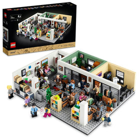 LEGO Ideas The Office 21336 Michael Scott office display as a striking desk centerpiece
