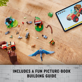 LEGO Jurassic World dinosaur figures set inspires imaginative storytelling