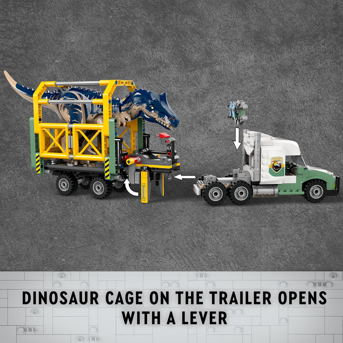 LEGO Jurassic World drone accessory adds aerial storytelling possibilities for missions.