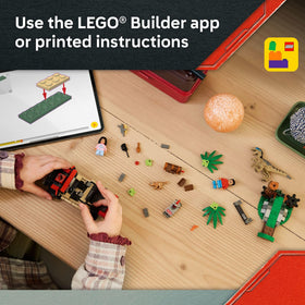 LEGO Jurassic World tracking device and treats invite interactive hunting play
